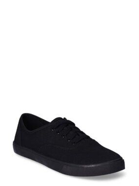 Time and Tru Women's Casual Lace Up Sneakers, Wide Width Available
